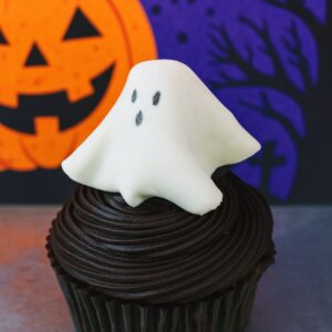 White Ghost Cupcake