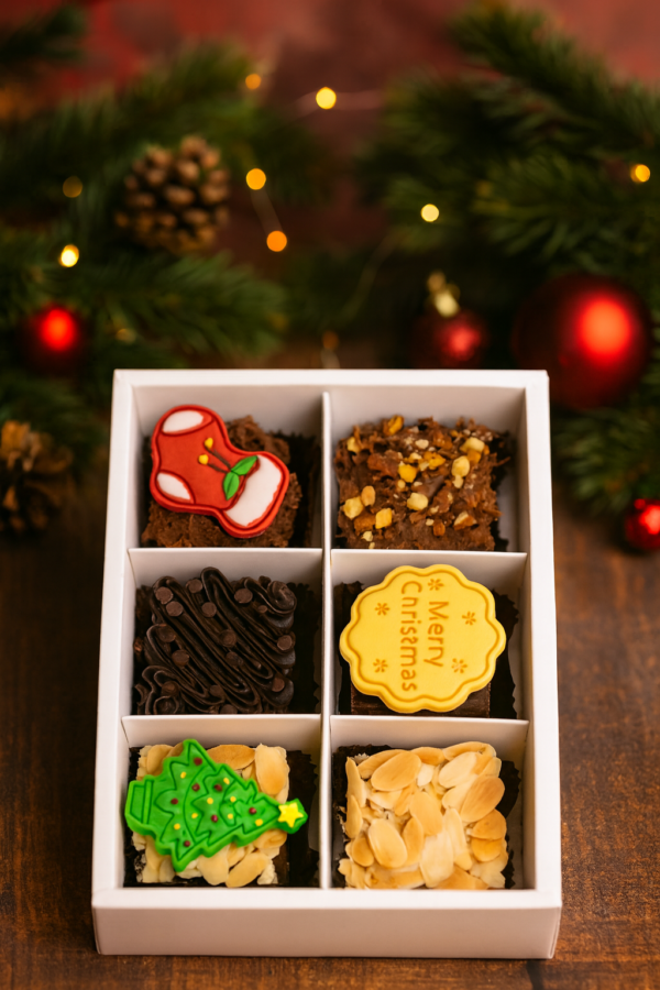 X'mas Brownies - Pack of 6