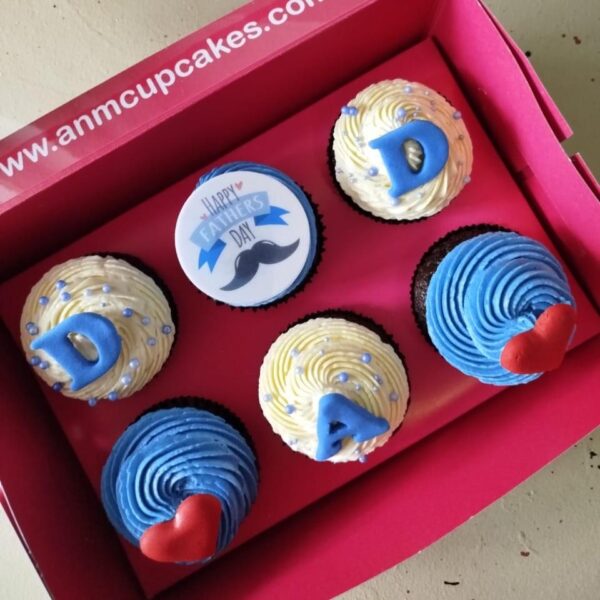 Father's Day 6 Pack Cupcakes