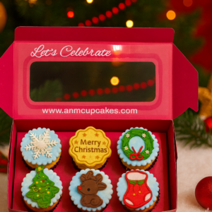 X'mas Decorated Cupcakes