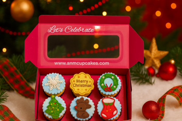X'mas Decorated Cupcakes