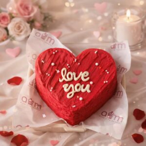 Heart Bento Cake - Red