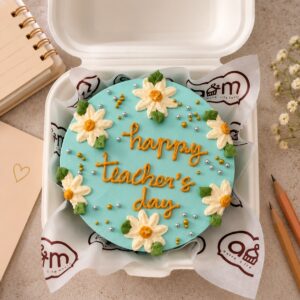 Teacher's Day Bento Cake - Chocolate