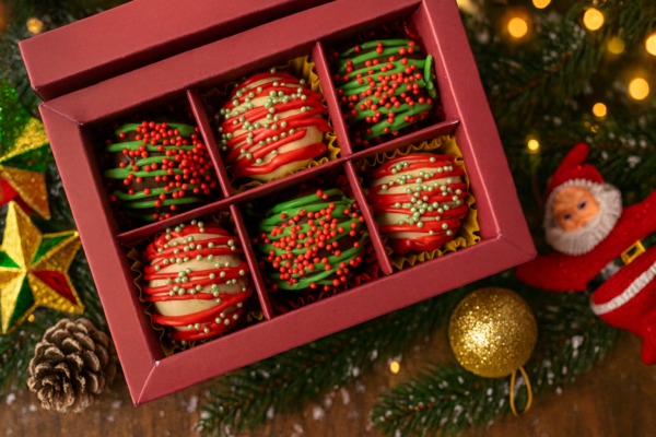X'mas Cake Truffles (6pc) (Gift Pack)