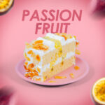 Passion Fruit Cake Slice