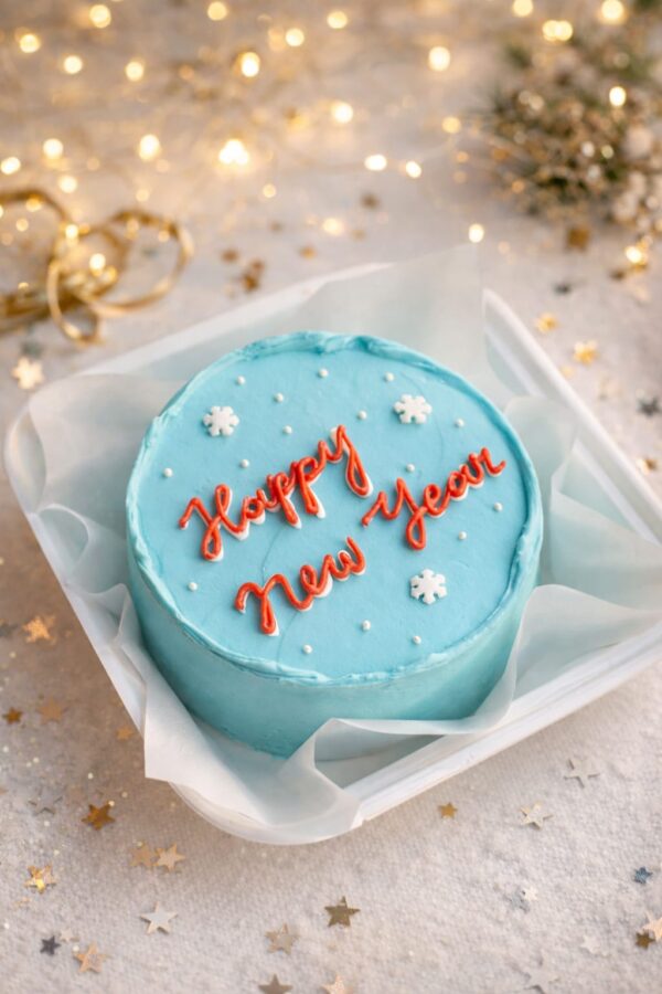 Bento Cake (With Happy New Year Wording)