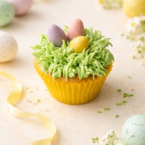 Vanilla Easter Cupcake