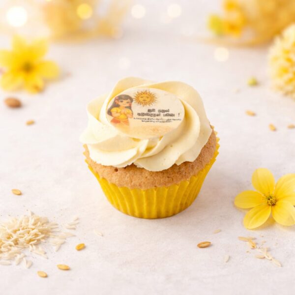 Vanilla Cupcakes With Avurudu Tag