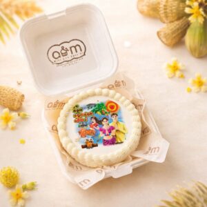 Printed Avurudu Bento Cake - Design 3