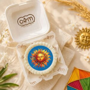 Printed Avurudu Bento Cake - Design 2