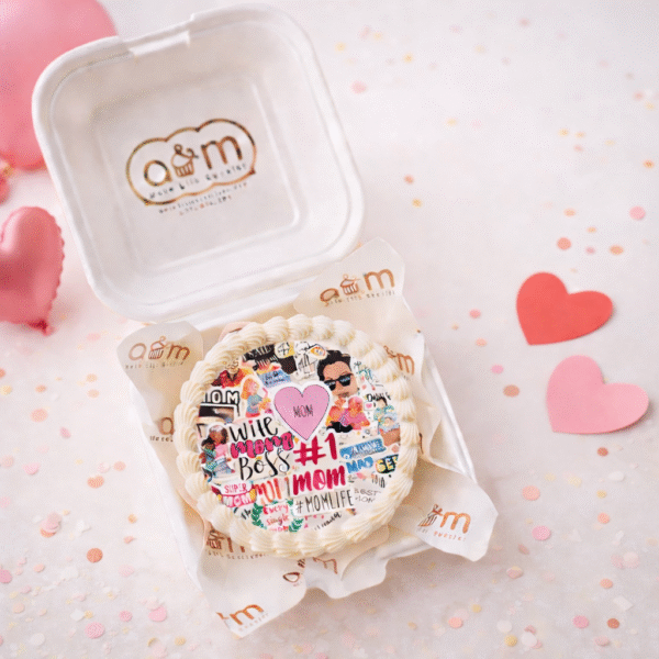 Mothers Day Printed Bento Cake - Design 1