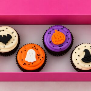 Halloween Mini Cupcakes - Pack of 4
